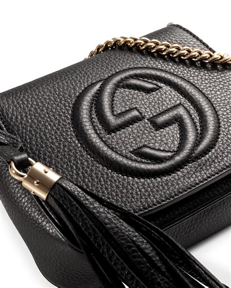 gucci soho leather handbag|gucci soho leather crossbody bag.